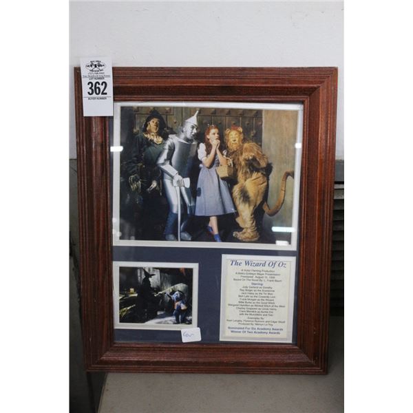 Wizard of Oz Framed Memorabilia