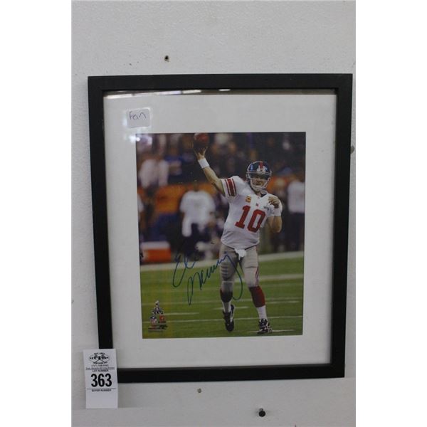 Eli Manning Autographed Photo