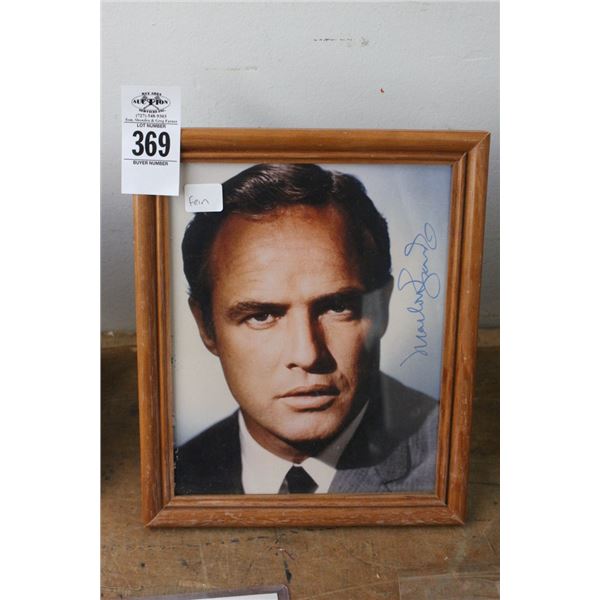Marlin Brando Vintage Autographed Photo