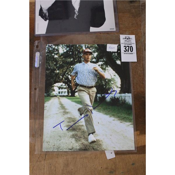 Tom Hanks Forest Gump Run Forest Run Autographed Photo