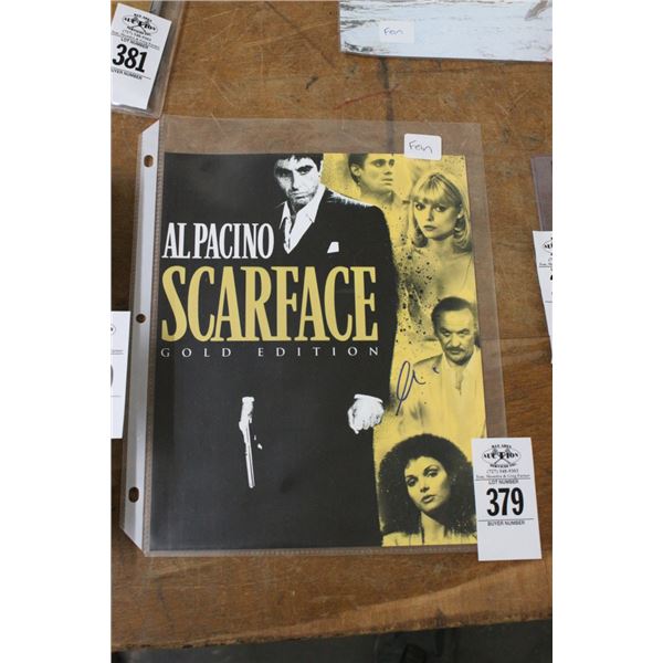 Al Pacino Scar Face Autographed Promotion
