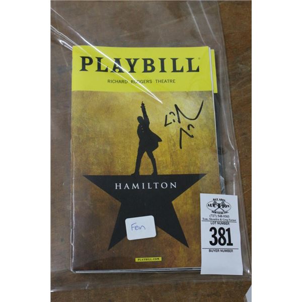 Autographed Play Books Hamilton, Mockingbird, Funny Girl, Others