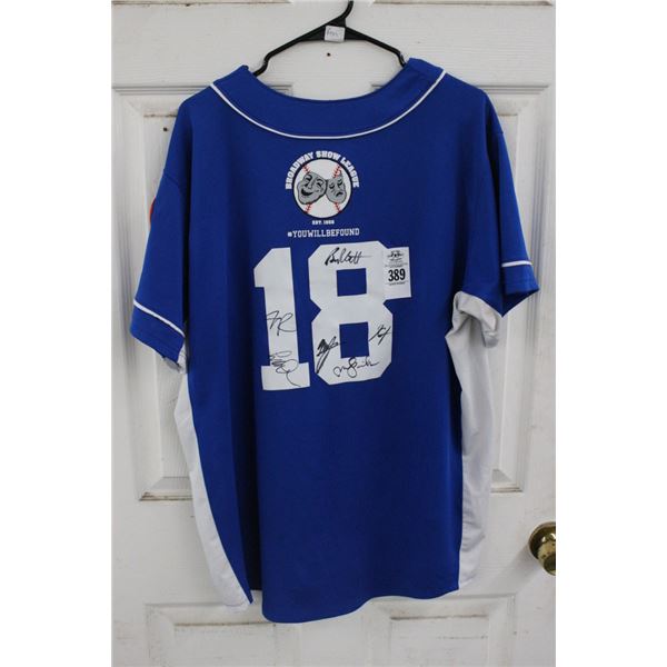 Evan Hansin #18 Broadway Autographed Jersey