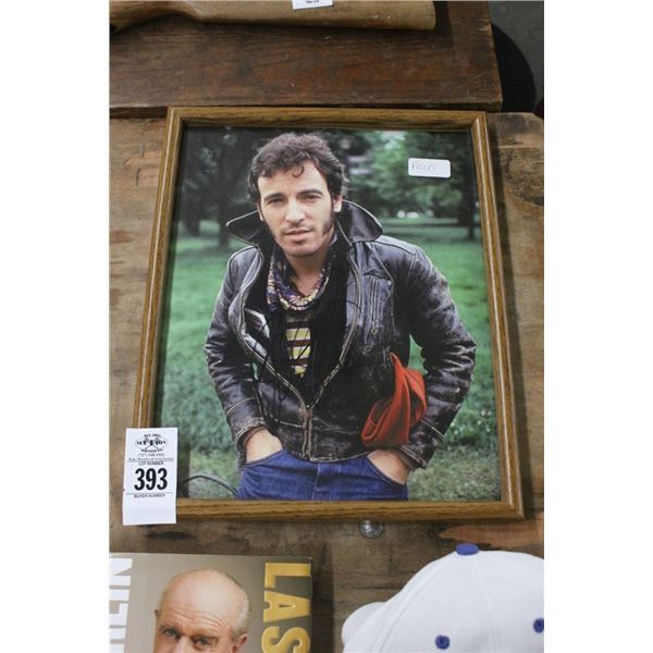 Bruce Springsteen Autographed Framed Photo