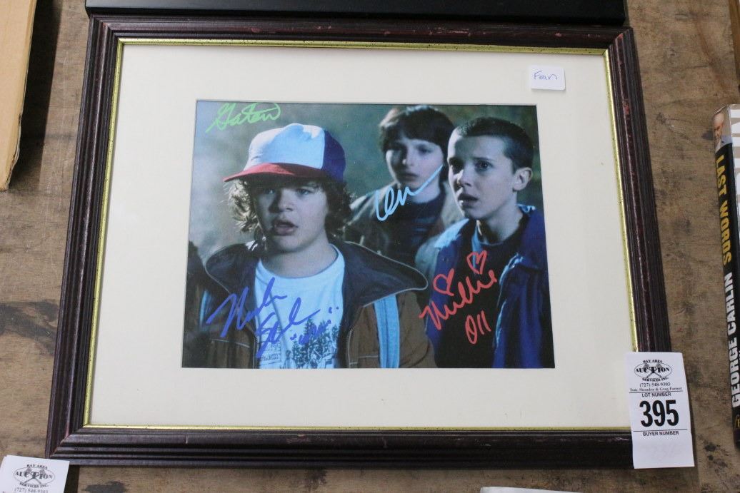 Vintage Celebrity Autographed Photo Triple Signed
