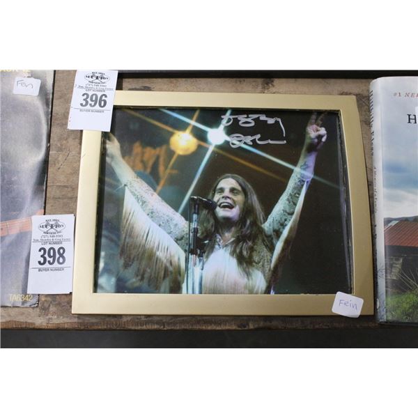 Ozzy Osbourne Autographed Vintage Photo