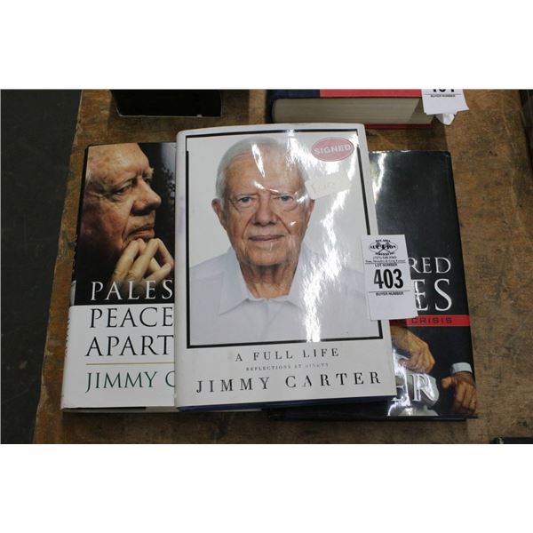 Jimmy Carter Autographed Books - 3
