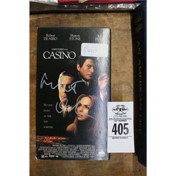 Casino Autographed Movie Sleeve