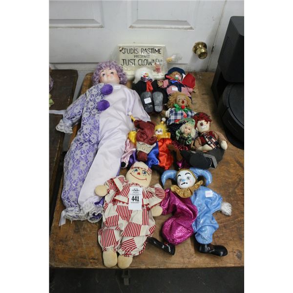 Asst. Clown Dolls
