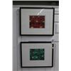 Image 1 : Framed Wall Art Devil Ducks, Happy Green Frogs Signed Booth - 2