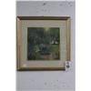 Image 1 : Framed Garden Scene - 15"  X  15"