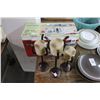 Image 1 : Coffee/Tea Tray Kettle Set w/Graduating Candles