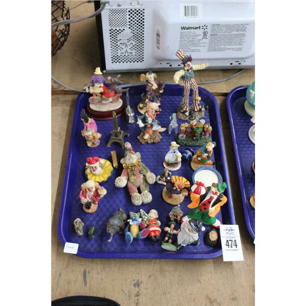 Clowns, Asst. Figurines