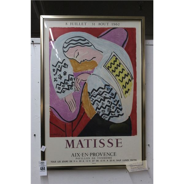 1960 Matisse Framed Poster