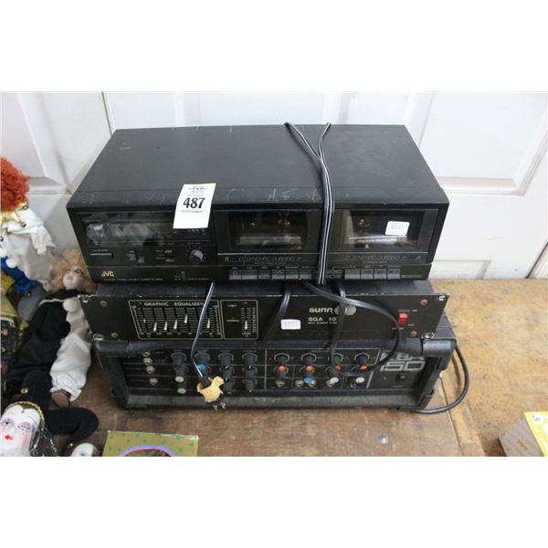 Crate KBA150 Equalizer w/Sunn Amp, JBC Tape Deck