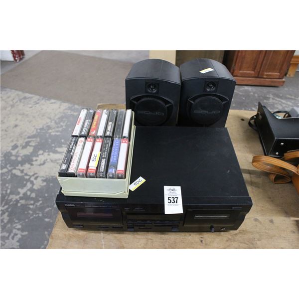 Yamaha Cassette Deck w/Speakers