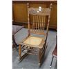 Image 1 : Carved Oak Rocker