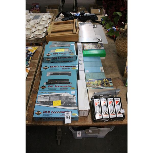 Ho Scale Train Cars, Accssories, Titleless Golf Balls