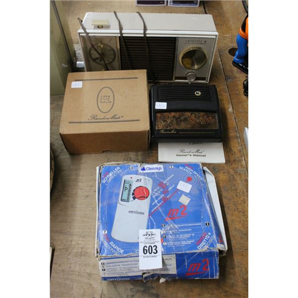 Ortovox Search/Rescue Unit, Vintage Clock Radios