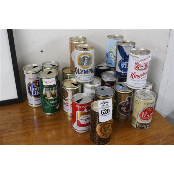 Vintage Beer Can Collection