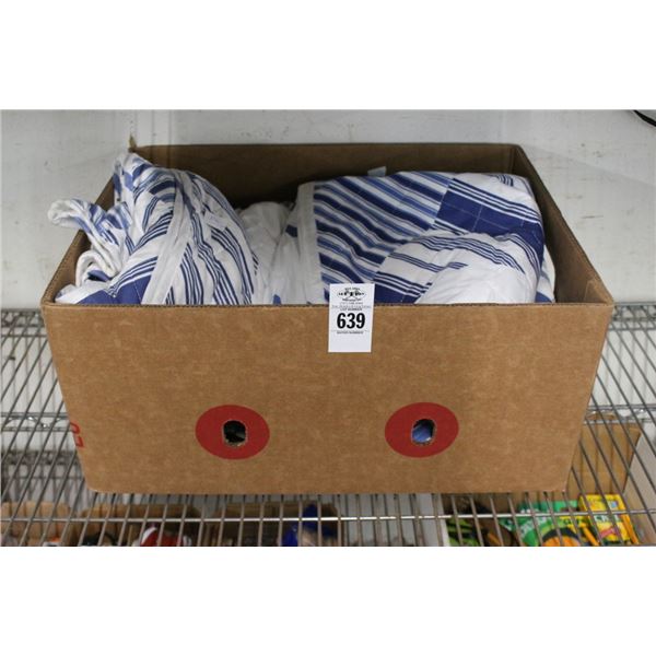 Blue/White Comforter Set