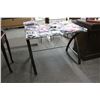 Image 1 : Glasstop Computer Desk