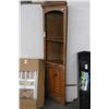 Image 1 : Pine Stained Corner Cabinet