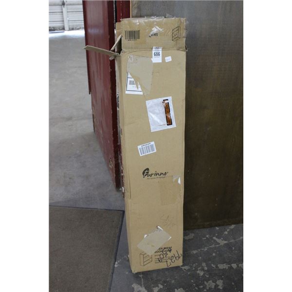 Furinno Small Black Bookcase - New In Box