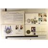 Image 1 : 2 GREAT BRITAIN FDC'S WITH COINS: 1997 FIVE POUND