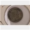 Image 1 : 1874 DENMARK SILVER 10 ORE .0186 OZ. ASW