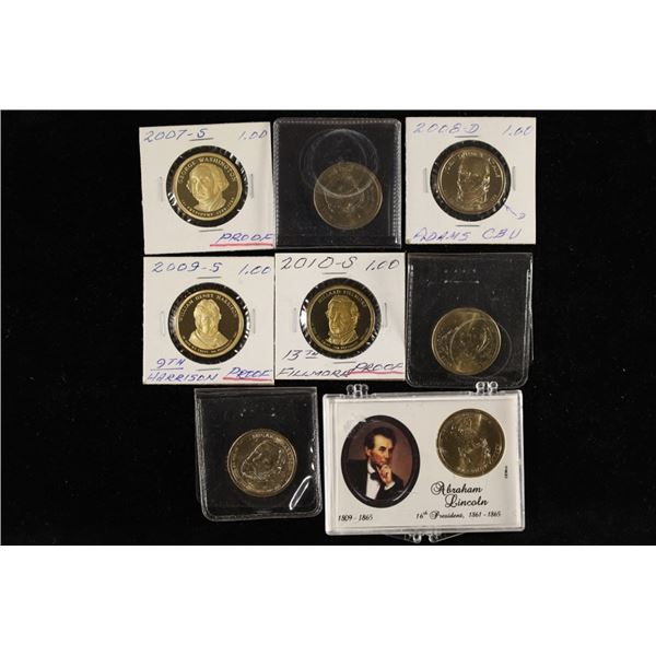 8 PRESIDENTIAL DOLLARS: 2007-S PROOF GEORGE