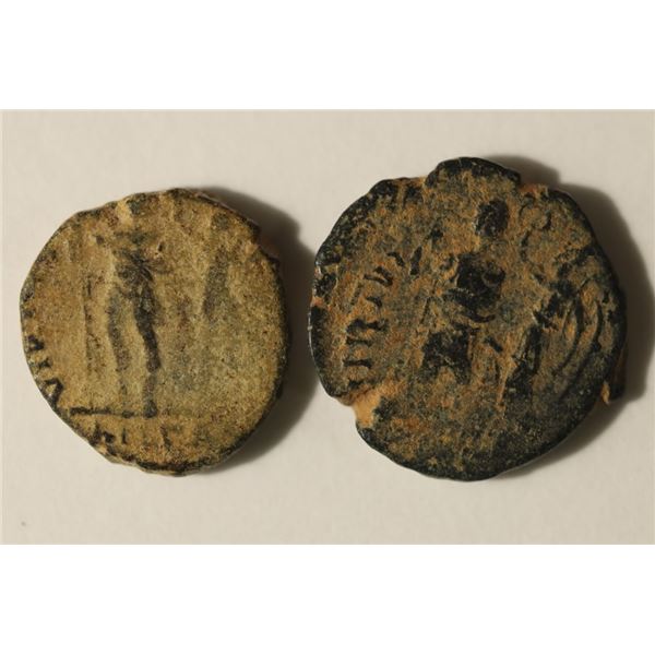 2 ROMAN ANCIENT COINS