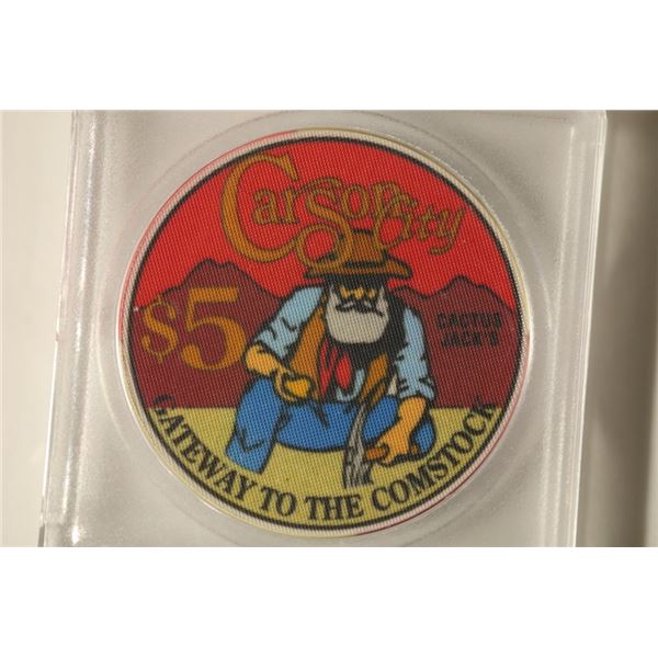 CACTUS JACK'S 1996 CARSON CITY CASINO CHIP