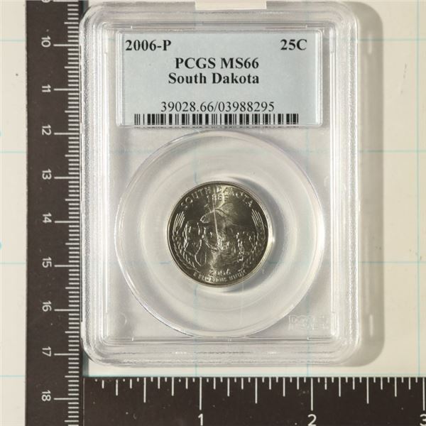 2006-P SOUTH DAKOTA QUARTER PCGS MS66
