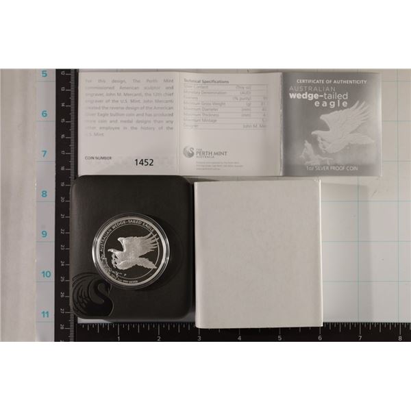 2014-P AUSTRALIA WEDGE-TAILED EAGLE 1 OZ. PF .999