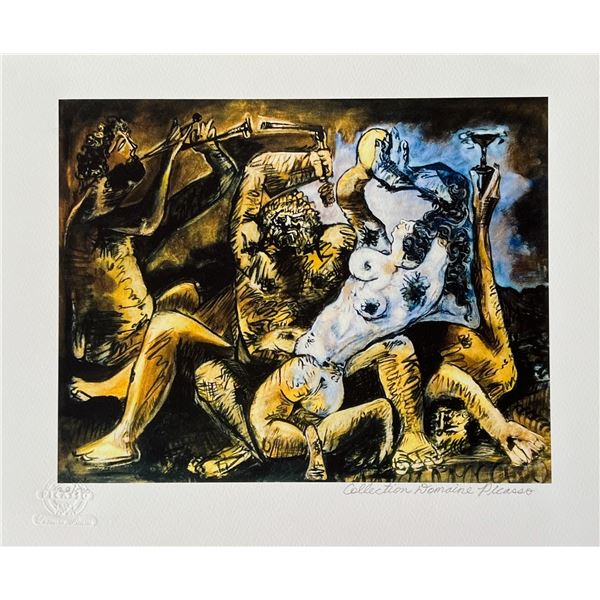 Pablo Picasso BACCHANAL Estate Signed Limited Edition Giclee