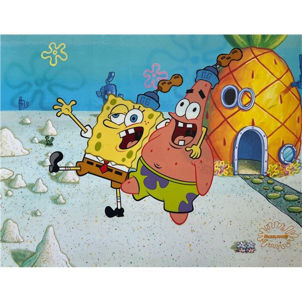 Nickelodeon SPONGEBOB SQUAREPANTS Sericel Animation Art Patrick
