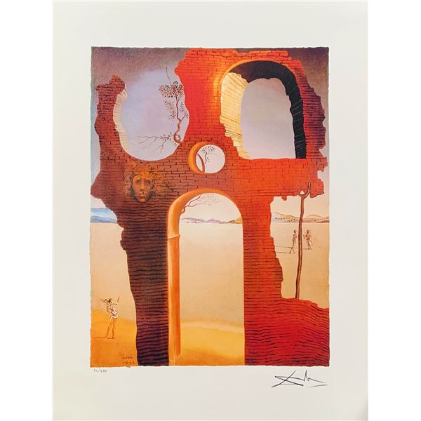Salvador Dali INVISIBLE FACE Facsimile Signed Limited Edition Giclee