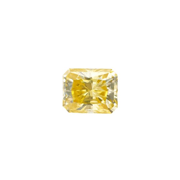 Sparkling 5 Ct VVs1 Bright Lemon Yellow Fire Moissanite Solitaire