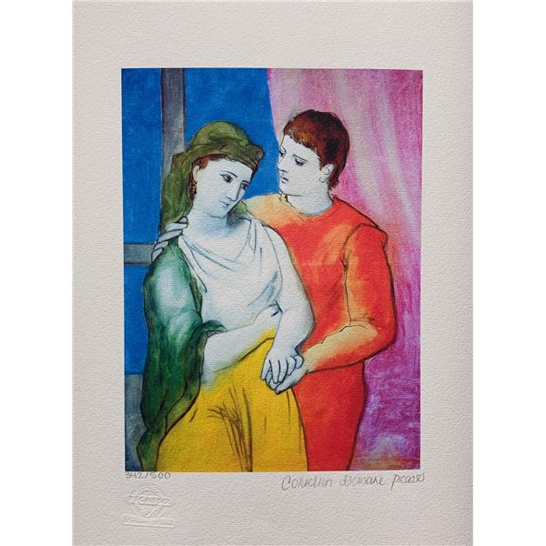 Pablo Picasso THE LOVERS (CLOTHED) Estate Signed Limited Edition Giclee