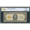 Image 1 : 1928 $100 Gold Certificate PCGS 15