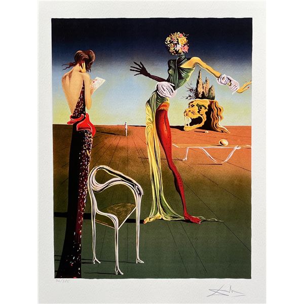 Salvador Dali WOMAN WITH HEAD OF ROSES Facsimile Signed Numbered Giclee
