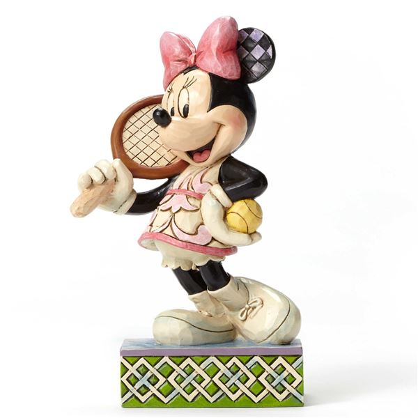 Disney MINNIE MOUSE TENNIS PLAYER Jim Shore 2016 Sculpture Figurine