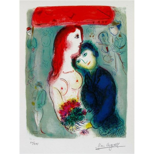 Marc Chagall CHUPA Facsimile Signed Limited Edition Giclee