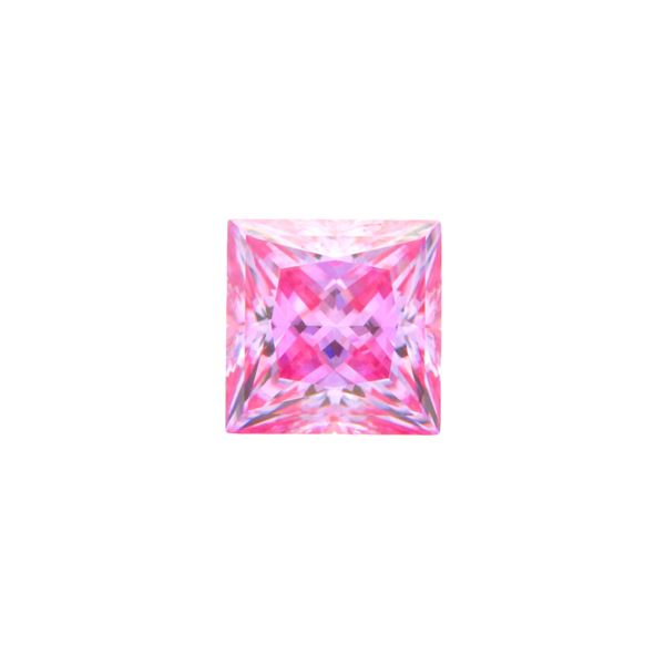 Dazzling 3 Ct VVs1 Sakura Pink Fire Moissanite Solitaire