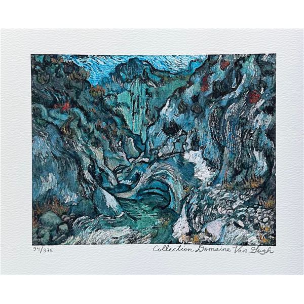 Vincent Van Gogh THE RAVINE Estate Signed Limited Edition Giclee