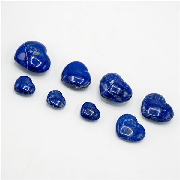 8 Piece Natural Blue Lapis Lazuli Healing Stones