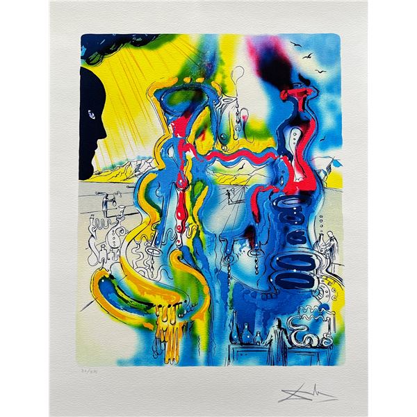 Salvador Dali THE ALCHEMIST Facsimile Signed & Numbered Giclee