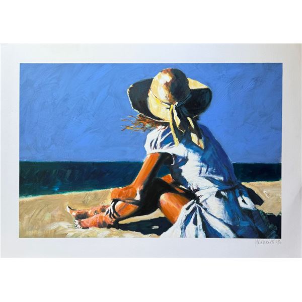 Aldo Luongo SUNNY Hand Signed Limited Edition Serigraph Art
