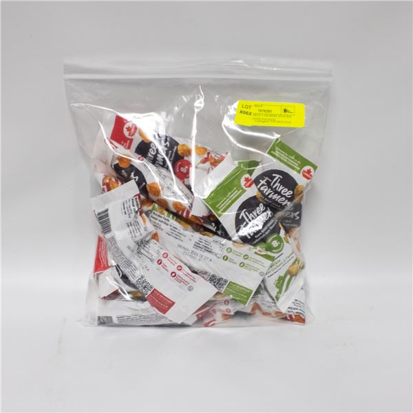 17 X 28G THREE FARMERS SNACKS TO GO PROTEIN PACKED